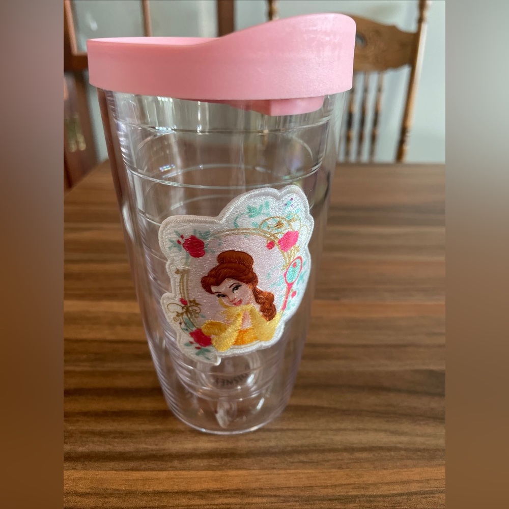 Tervis 10oz Tumbler Disney Belle Princess with pink lid